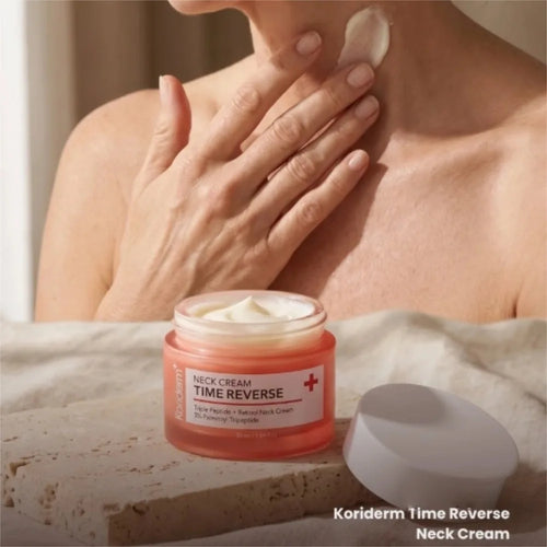 Koriderm+ Time Reversal All-in-One Cream 50ml Korean Brand Facial Care Set NECK CREAM TIME REVERSE Triple Peptide Retinol Cream