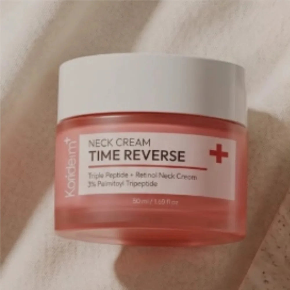 Koriderm+ Time Reversal All-in-One Cream 50ml Korean Brand Facial Care Set NECK CREAM TIME REVERSE Triple Peptide Retinol Cream